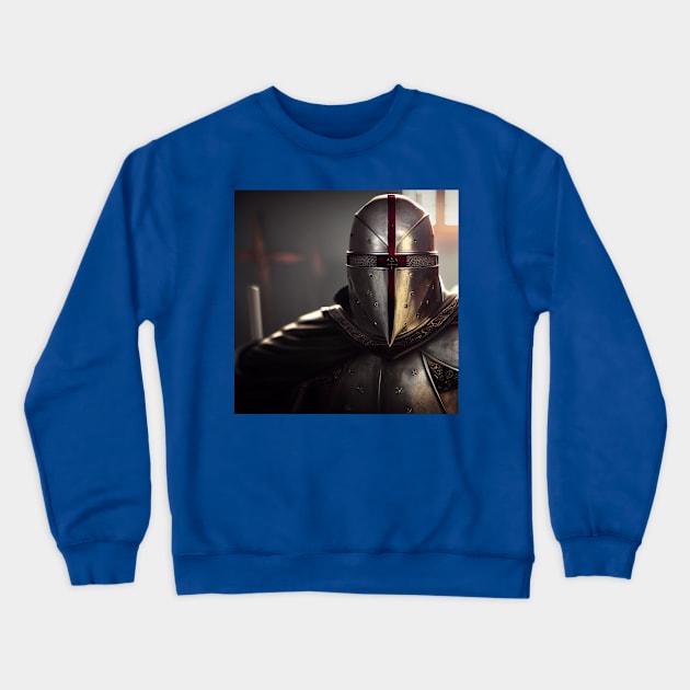 Knights Templar in The Holy Land Crewneck Sweatshirt by Grassroots Green